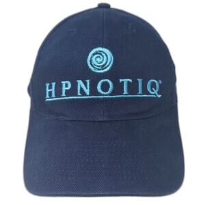 Hpnotiq Baseball Cap Blue One Size Embroidered Logo Strapback Adjustable Hat